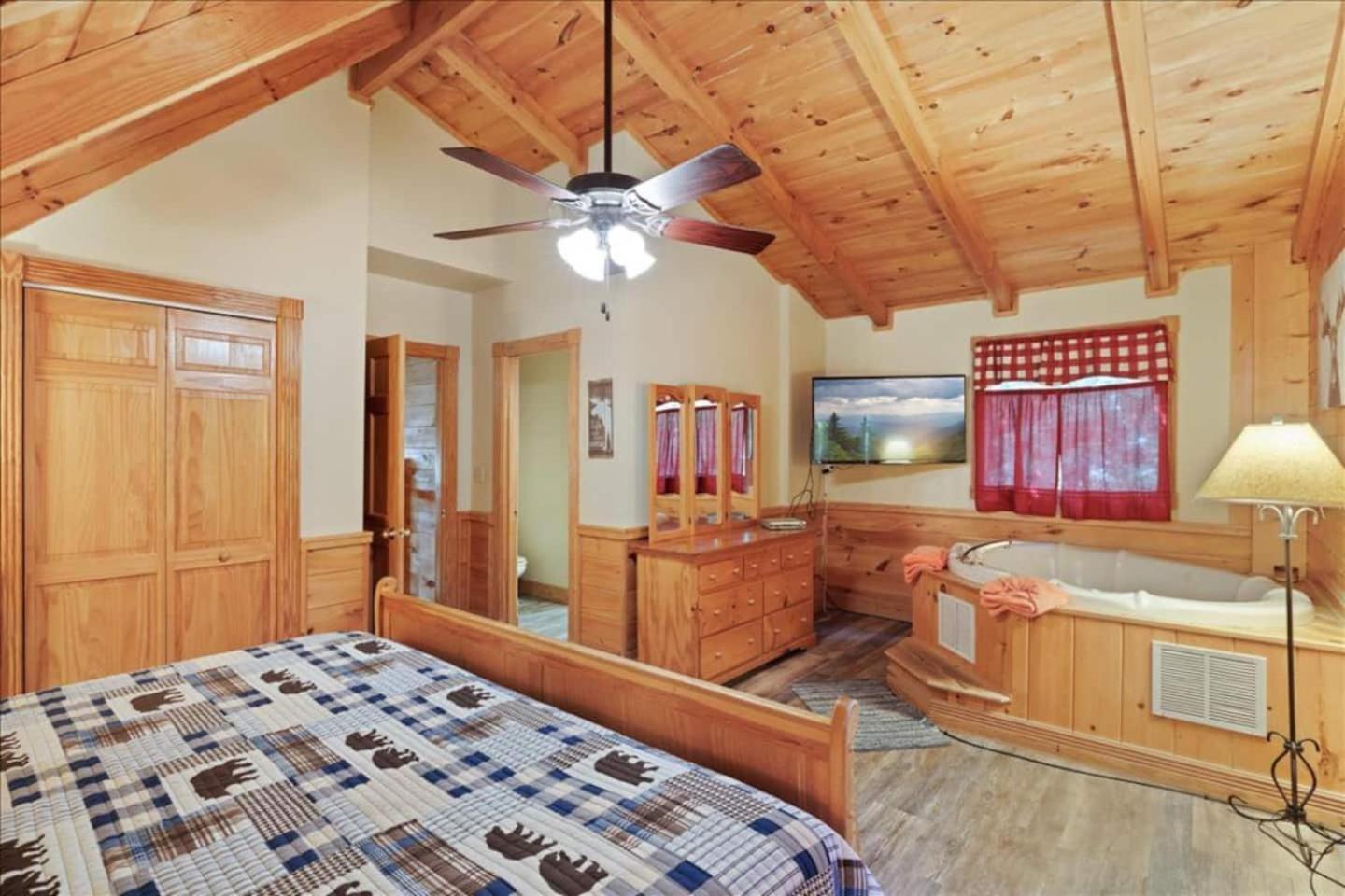 5Br Smoky Cabin Hot Tub, Games, 1 Mi To Parkway بيدجن فورج المظهر الخارجي الصورة